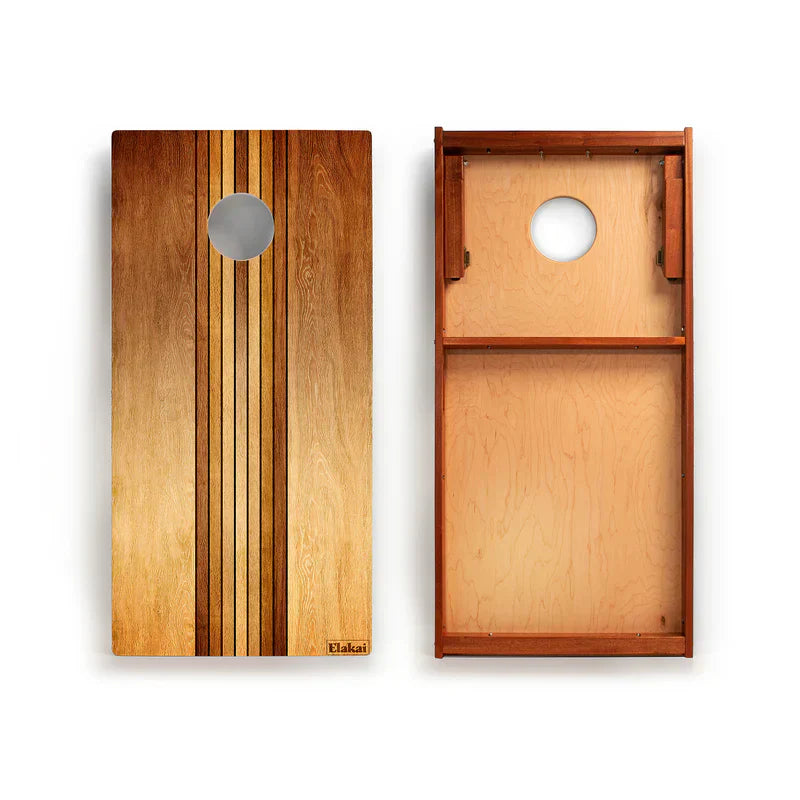Elakai Retro Woody Mahogany Pathfinder Cornhole Boards