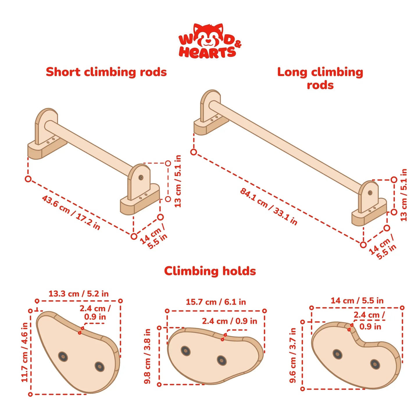 Indoor Play Gym by Wood and Hearts