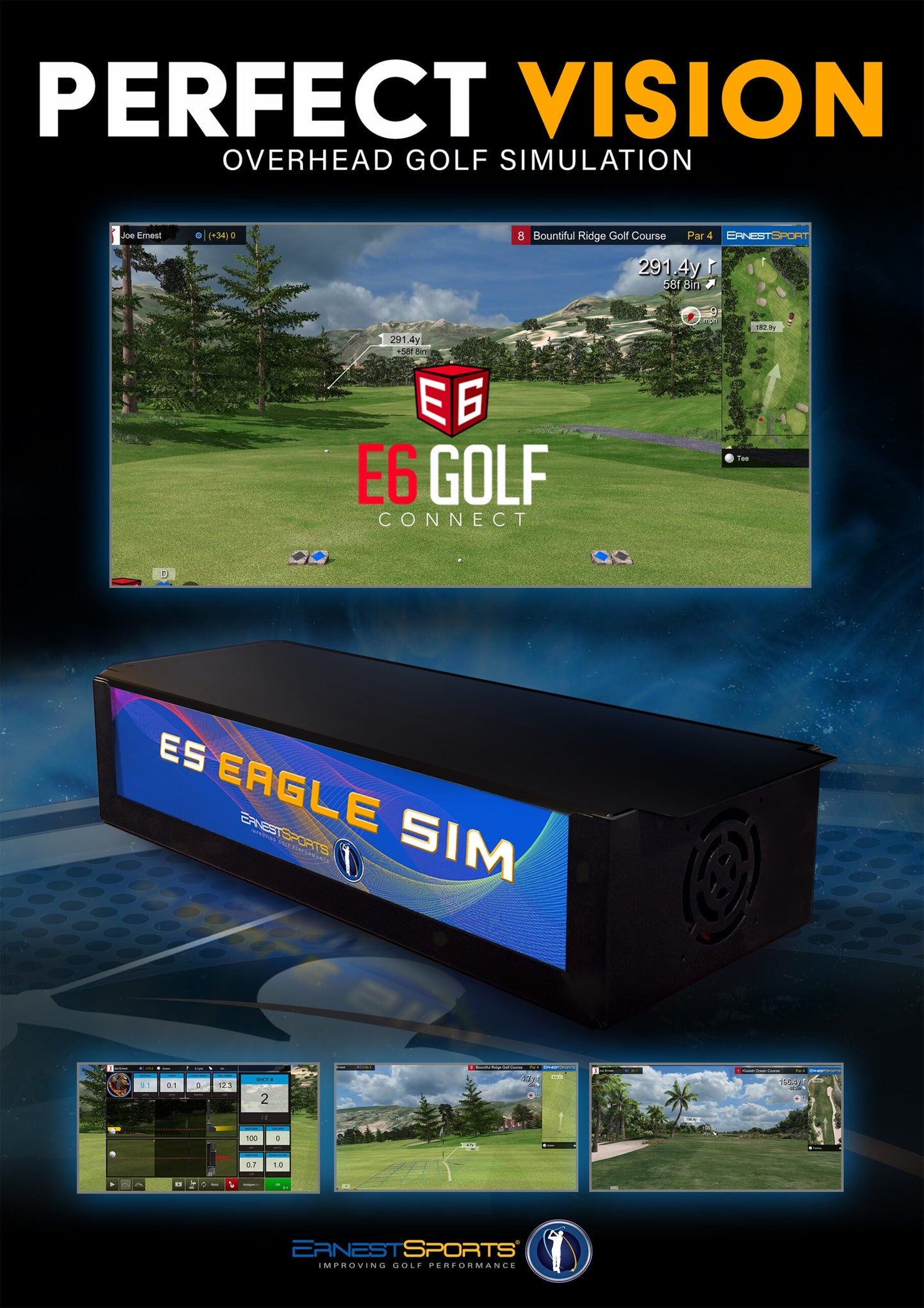 Ernest Sports Eagle Sim Launch Monitor