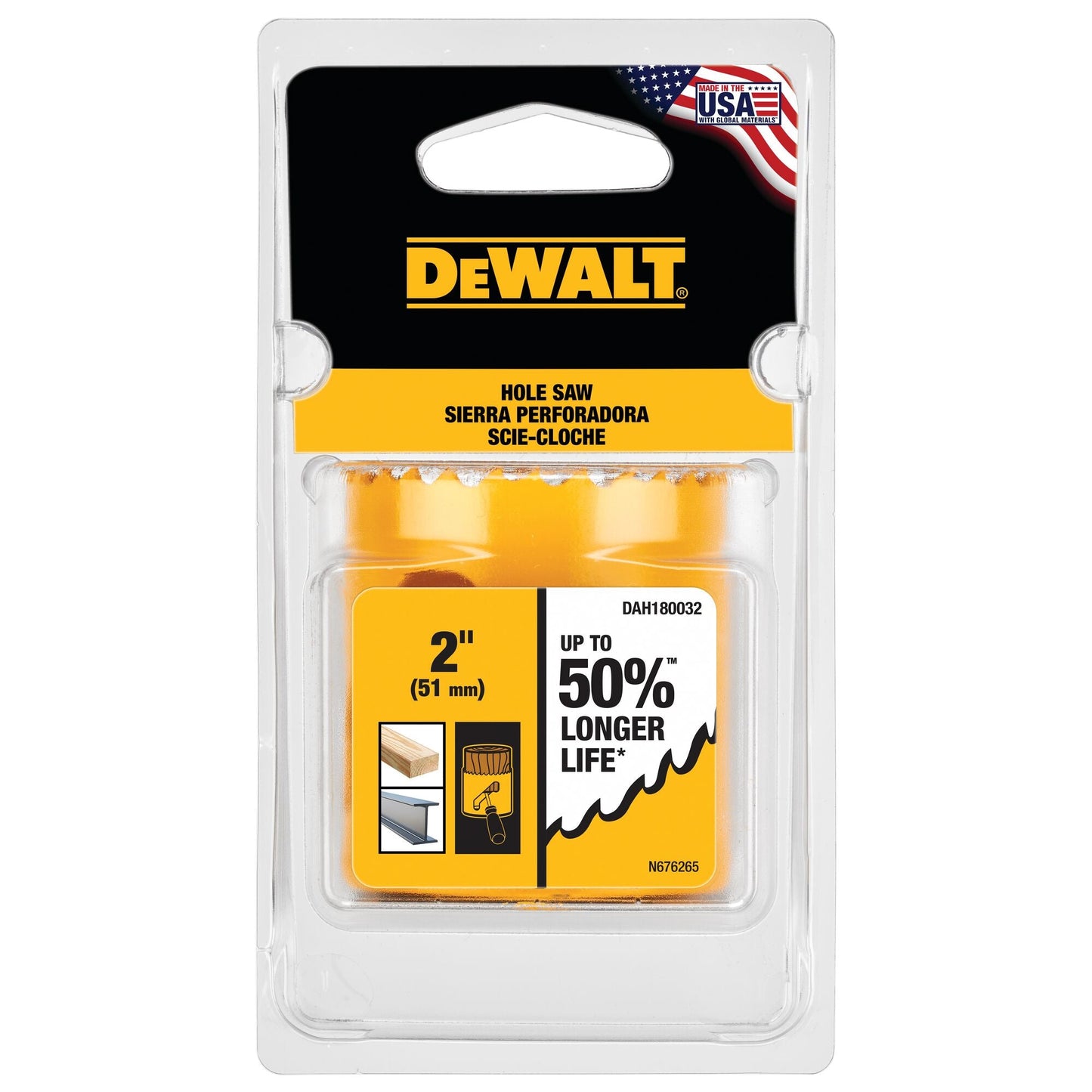 DeWalt DAH180096 6" (152Mm) Hole Saw