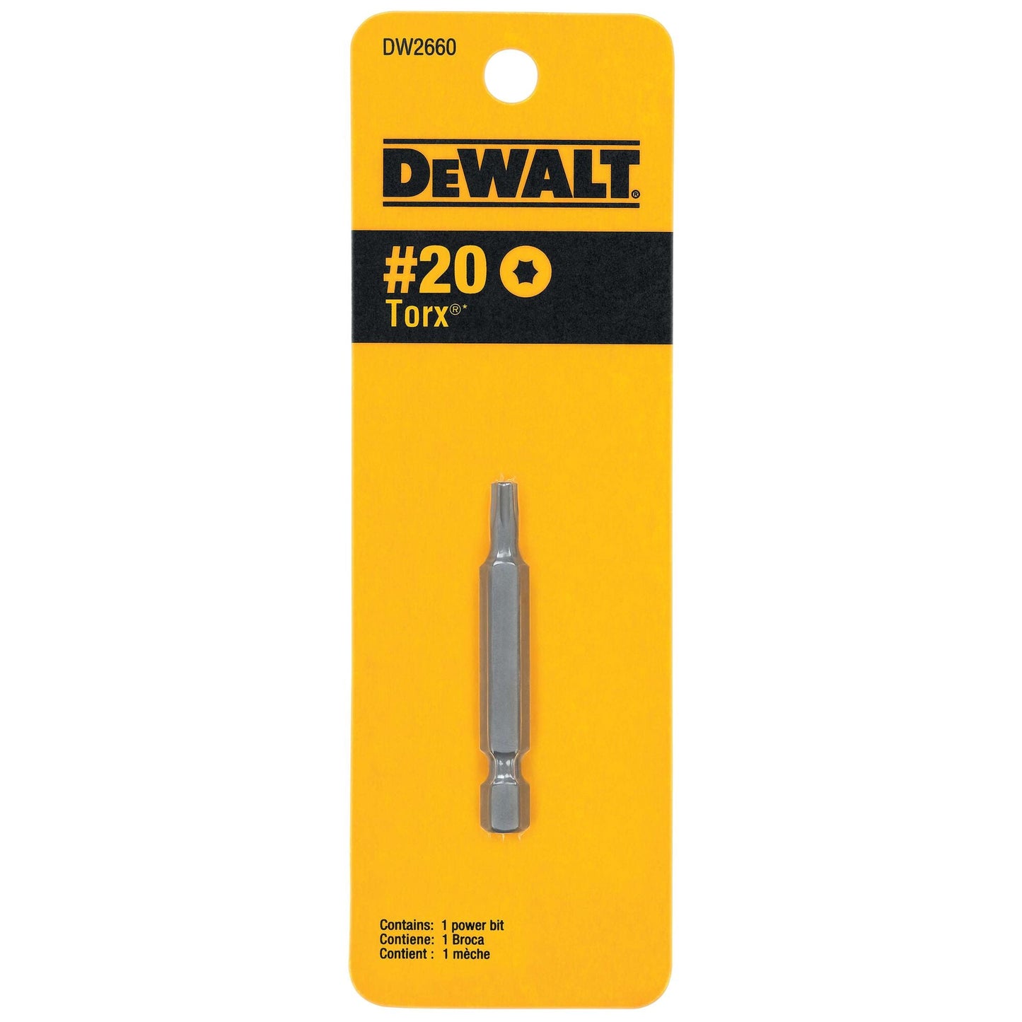 DeWalt DW2213 Z 3 Square Recess Power Bit