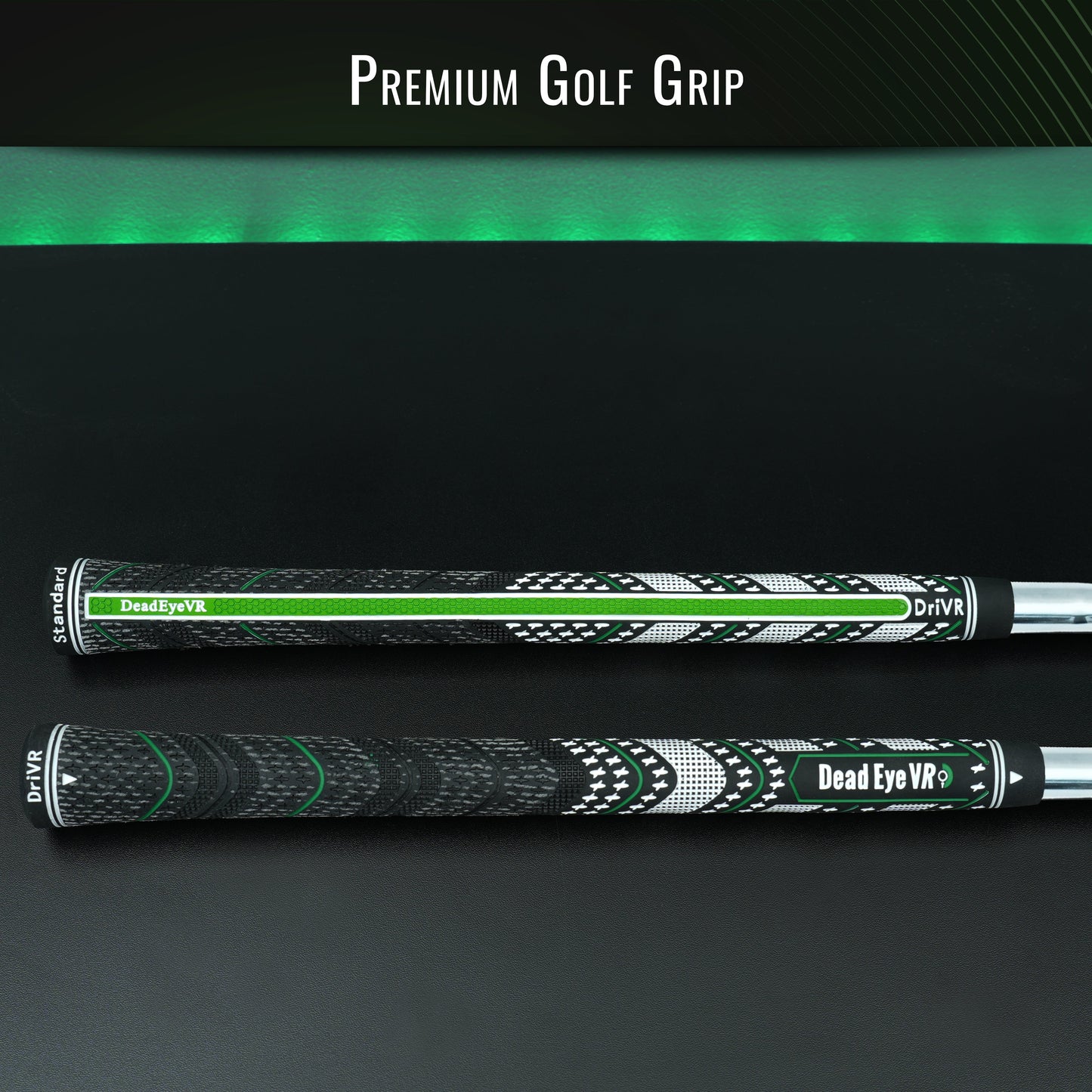 DriVR Elite Chrome - Stepped Steel Weighted Golf Club  - Compatible with Quest 2, 3/3s, and Pro