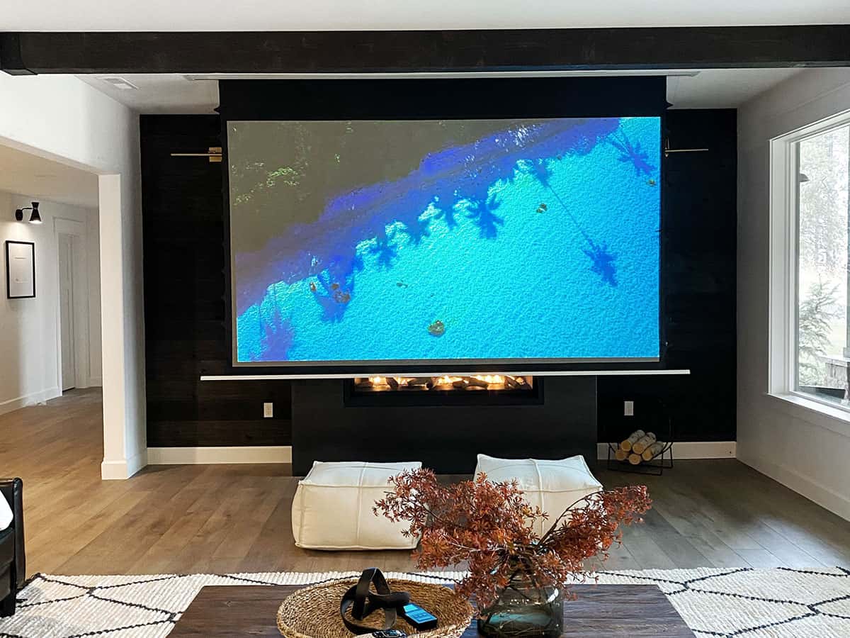 Elite Screens Evanesce Tab-Tension B CineGrey 5D® Series Projector Screen