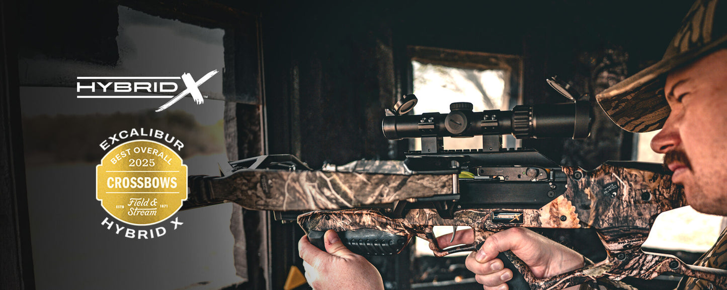 Excalibur Hybrid X Mossy Oak DNA Crossbow