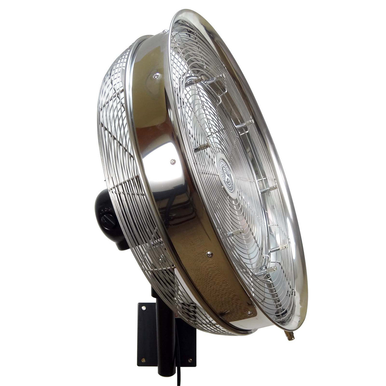 Hydro Mist 14, 18, or 24 Inch Stainless Steel Motor Control Wall Mount Misting Fan
