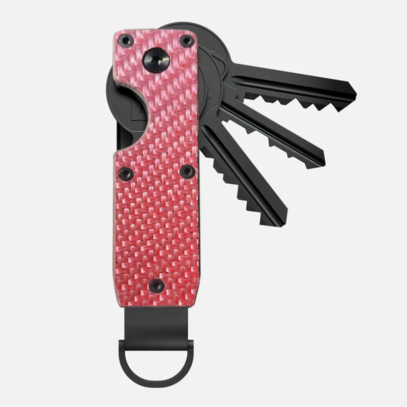 Keychain metal keychain aluminum alloy key storage keyclip