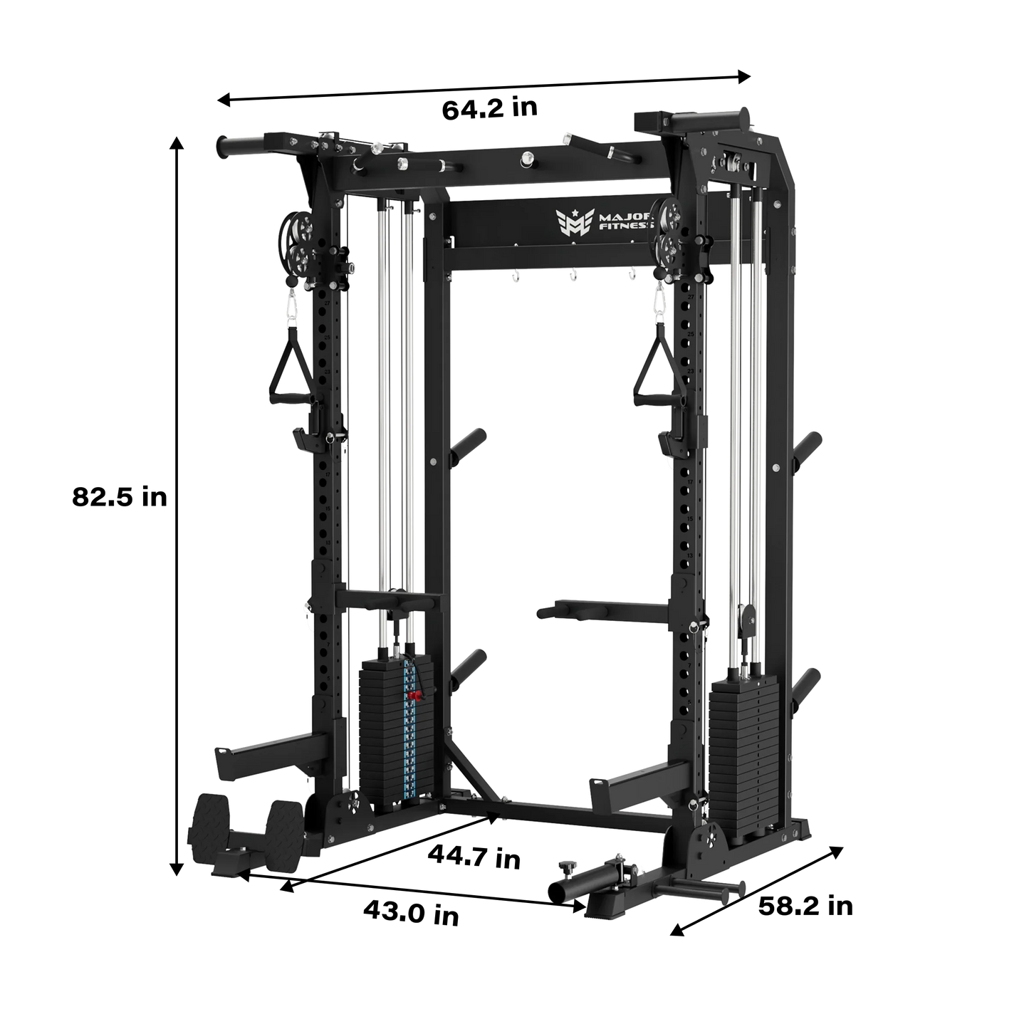 Major Fitness F22 Pro All-In-One Home Gym Power Rack