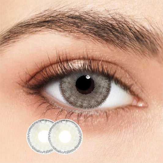 1Pair FDA Certificate Eyes Beautiful Pupil Colorful Girl Cosplay Contact Lenses  PHALAENOPSIS GRAY