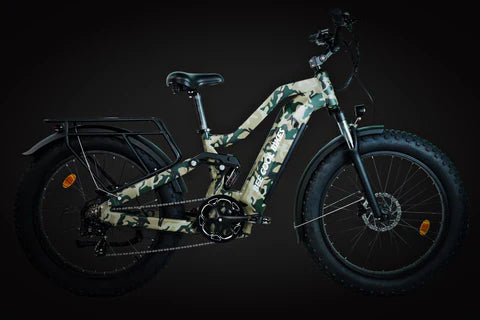 Bee Defender Super Frame Full Suspension Mountain Electric Bike