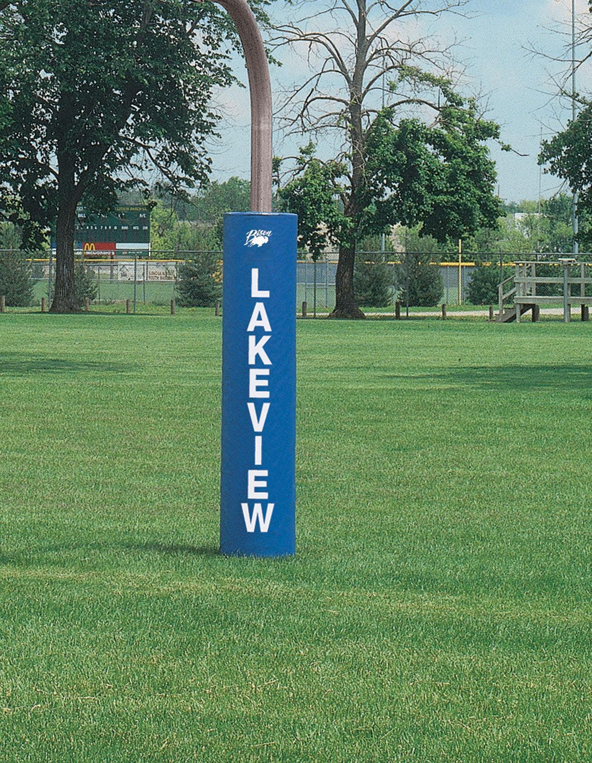 Bison 4-1/2" Gooseneck High School Football Goalposts (Pair)