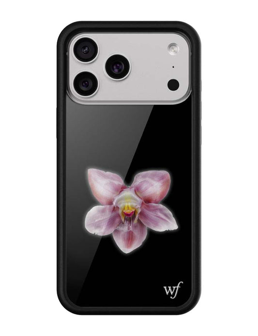 Orchid | Black iPhone Case