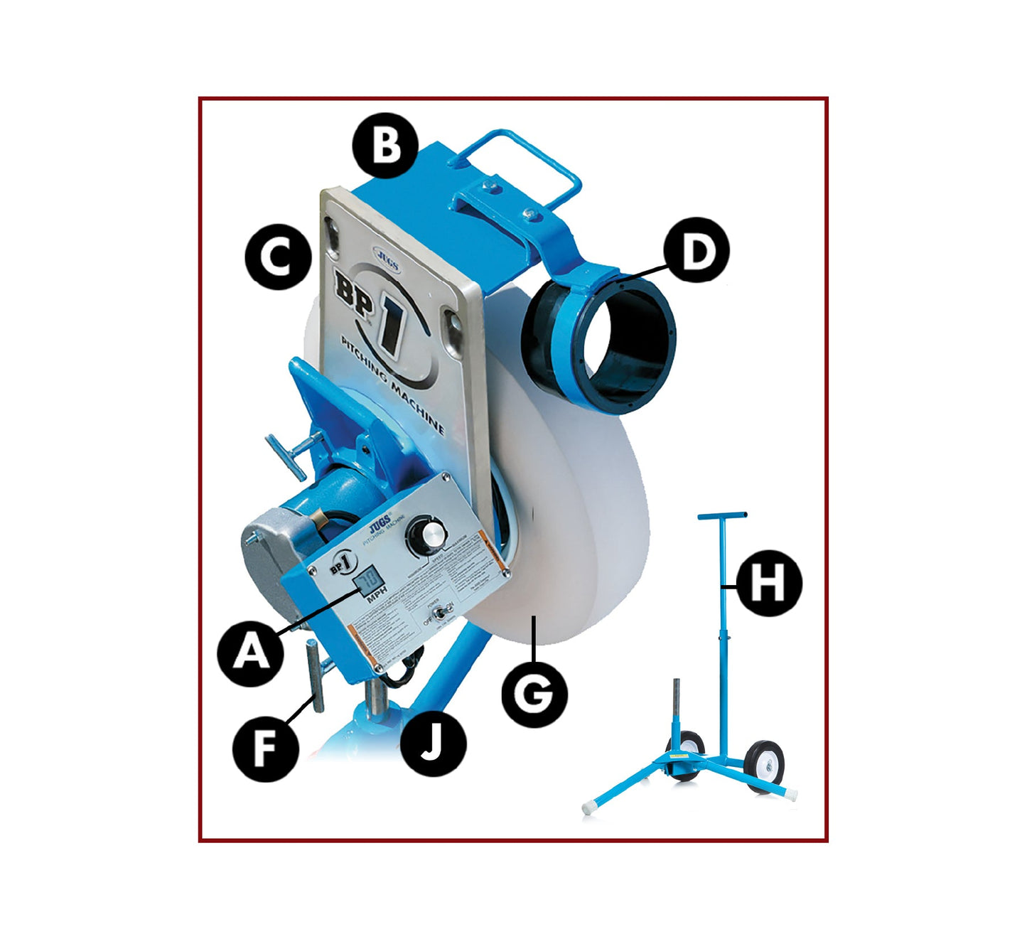 JUGS BP®1 Softball Pitching Machine
