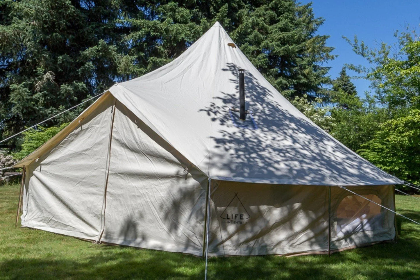 **PREORDER JUNE** 19' (6M) Fernweh™ Double-Door Bell Tent by Life in Tents