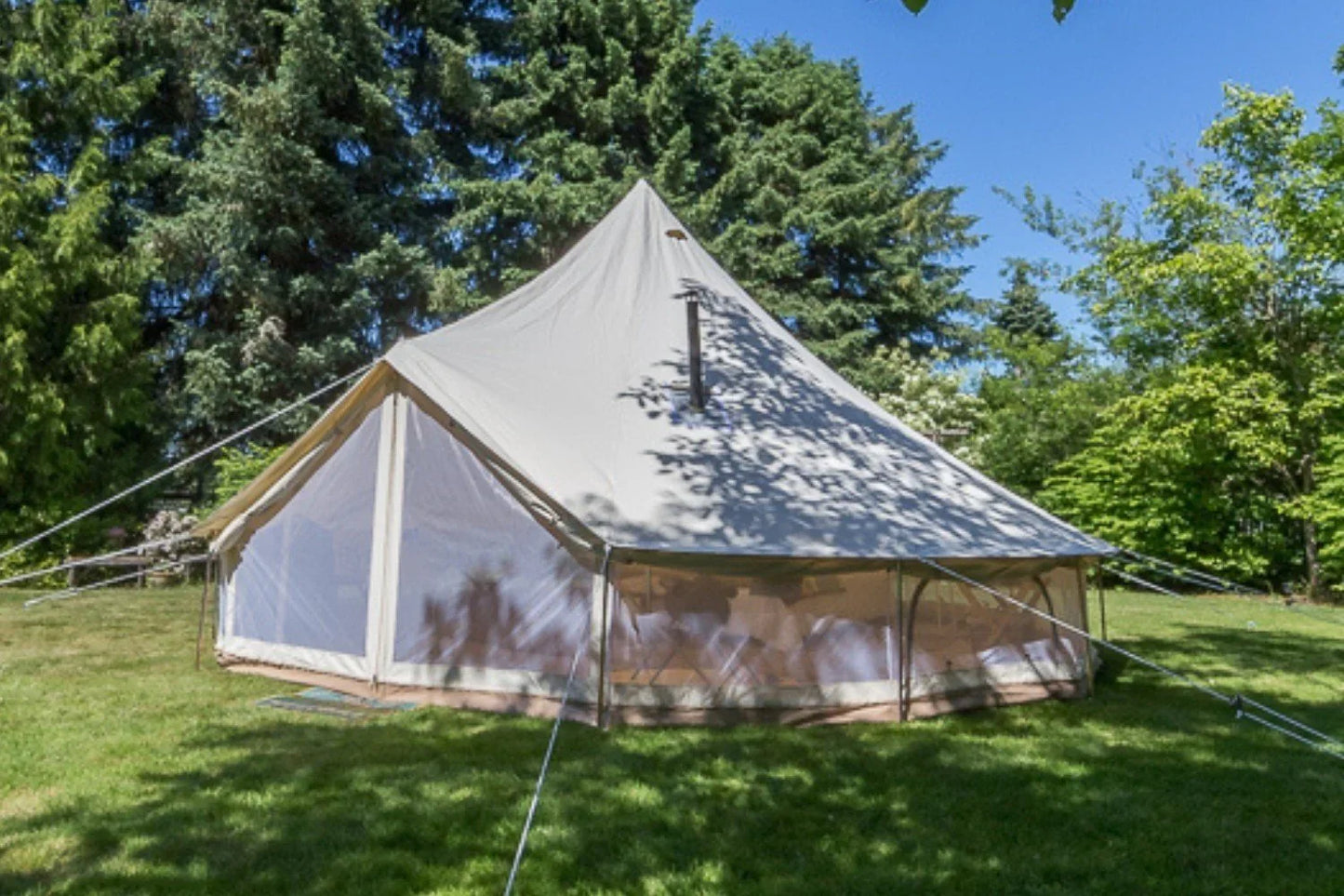 **PREORDER JUNE** 19' (6M) Fernweh™ Double-Door Bell Tent by Life in Tents