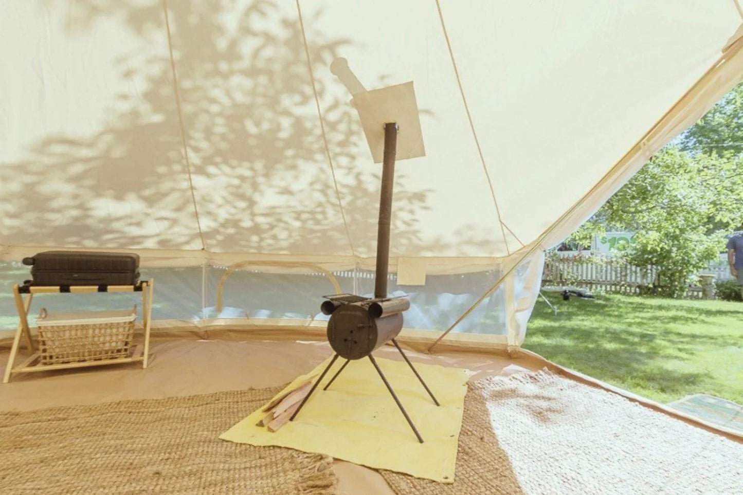 **PREORDER JUNE** 19' (6M) Fernweh™ Double-Door Bell Tent by Life in Tents