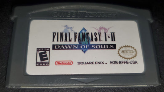 Final Fantasy 1 & 2 Dawn of Souls GBA Video Game Boy Advance Nintendo 2004