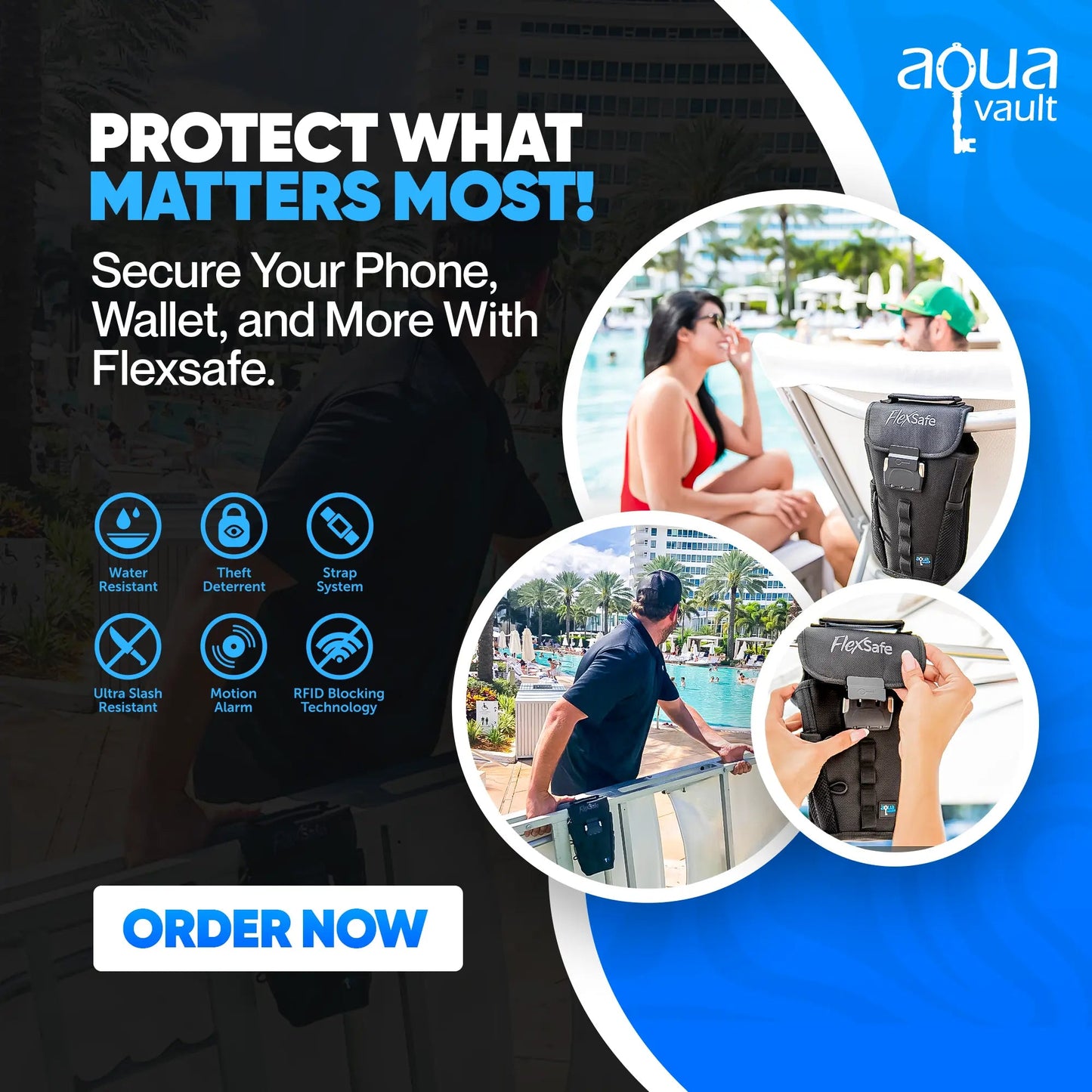 FlexSafe Portable Travel Safe by AquaVault – Best Portable Safe for Travel