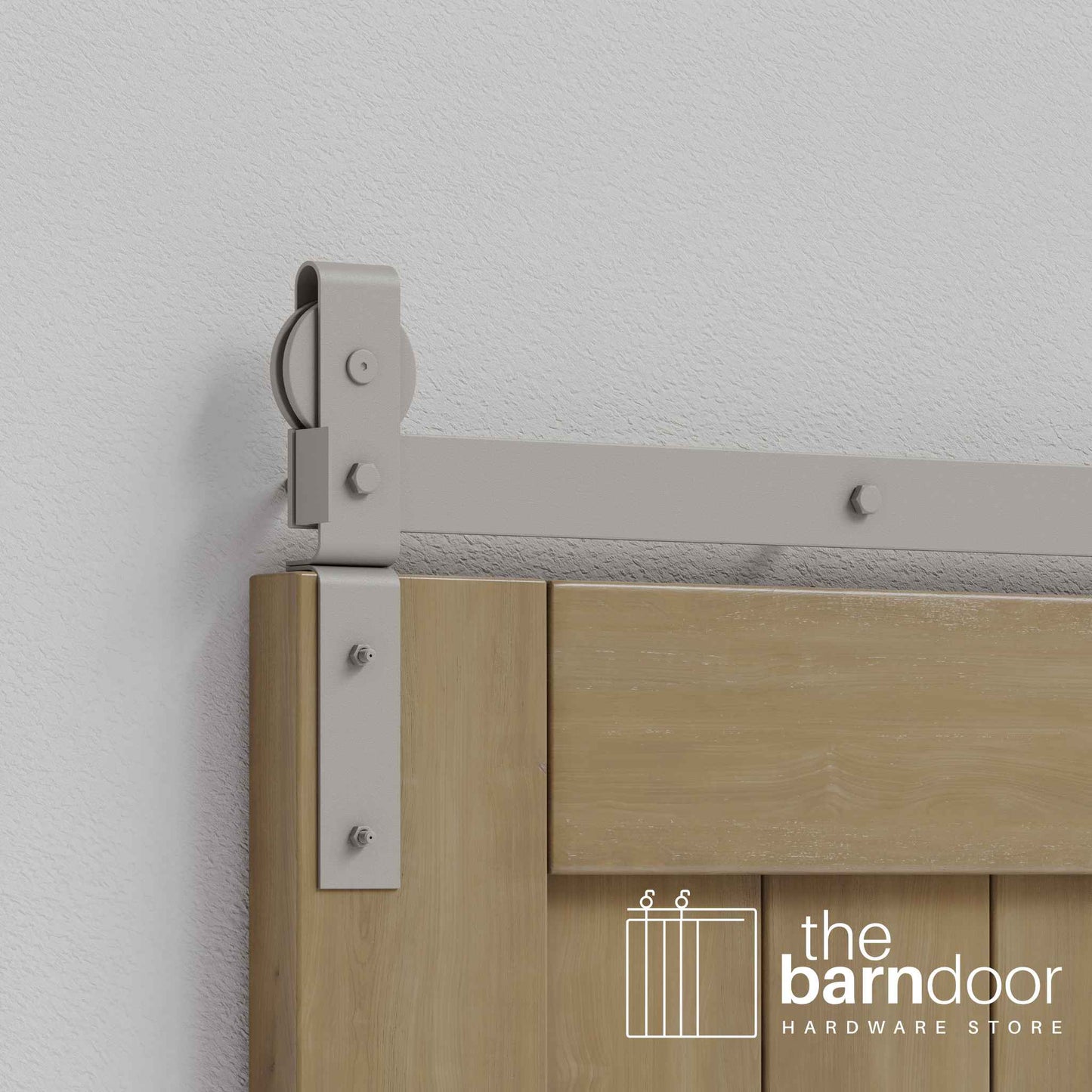 J-Strap Heavy Duty Bifold Barn Door Hardware Kit | 4-Door Biparting