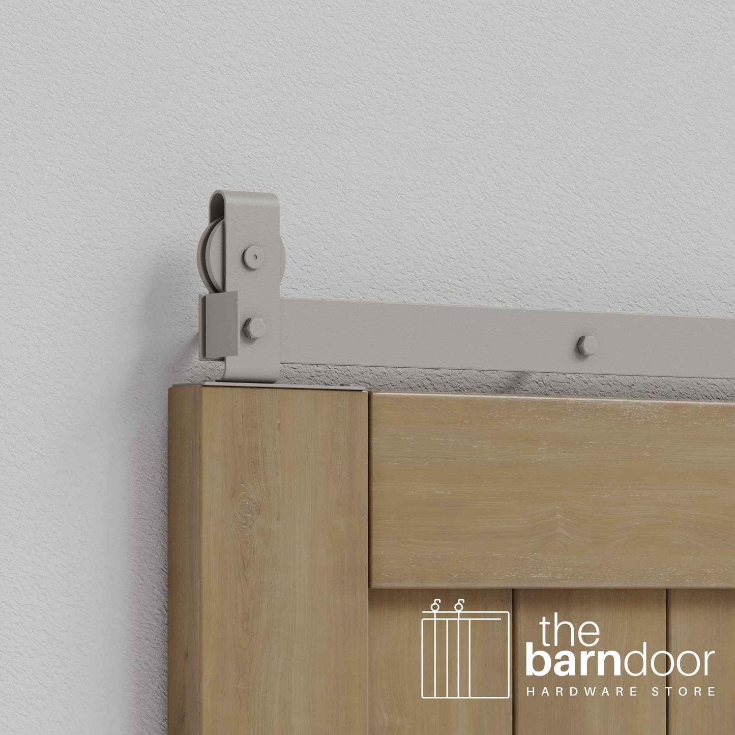 J Top Mount Heavy Duty Bifold Barn Door Hardware Kit | 6 Door One Way