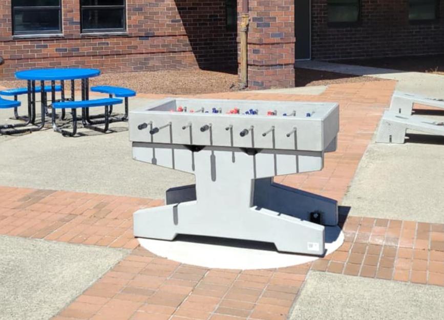 Stone Age Concrete Outdoor Foosball Table