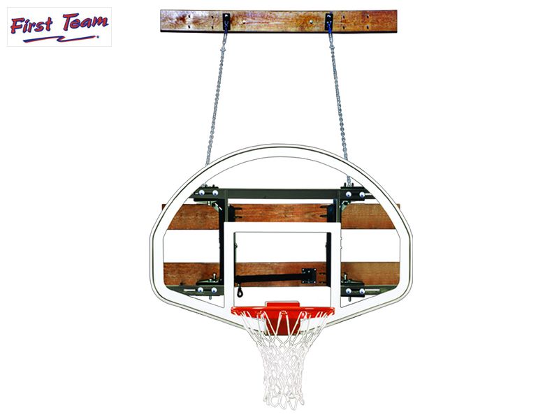 FoldaMount46™ Folding Wall Mount Basketball Hoop System by First Team