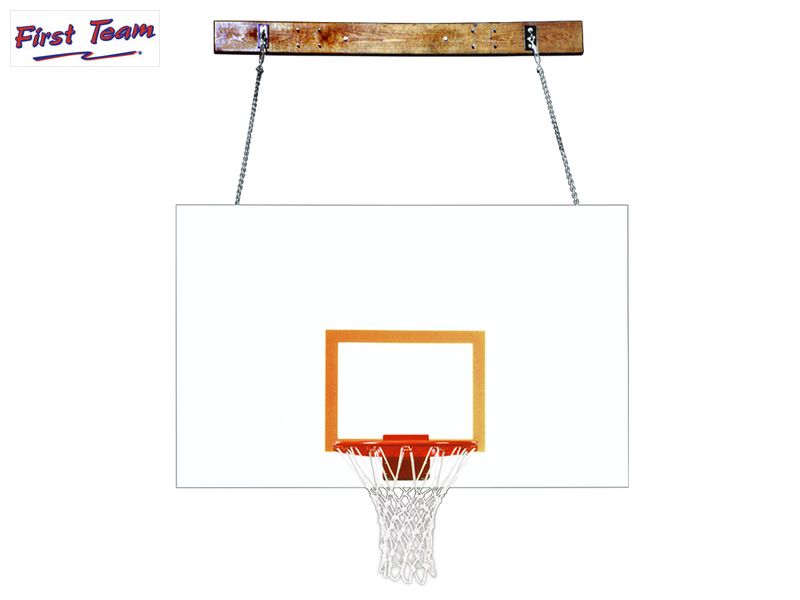 FoldaMount46™ Folding Wall Mount Basketball Hoop System by First Team