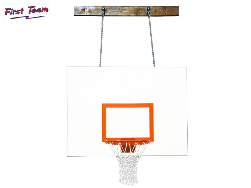 FoldaMount68™ Folding Wall Mount Basketball Hoop System by First Team