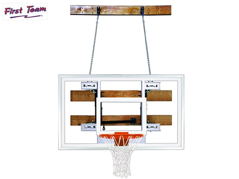 FoldaMount68™ Folding Wall Mount Basketball Hoop System by First Team