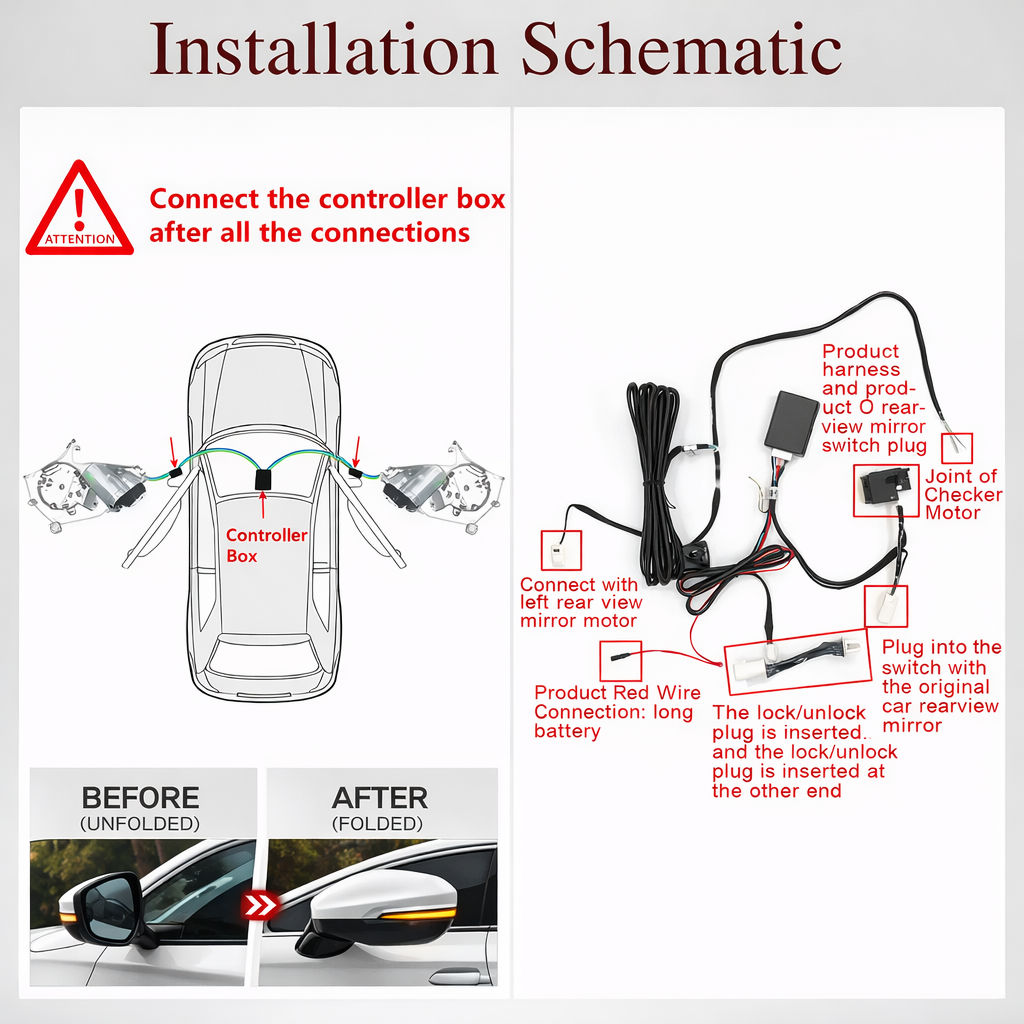 2023-2026 Xgen Accord Folding Mirror Kit