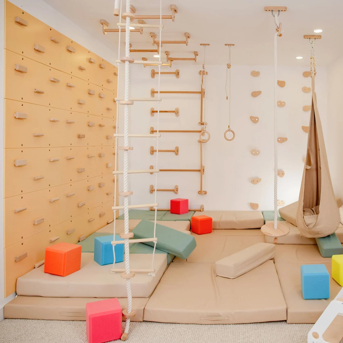 Indoor Play Gym by Wood and Hearts