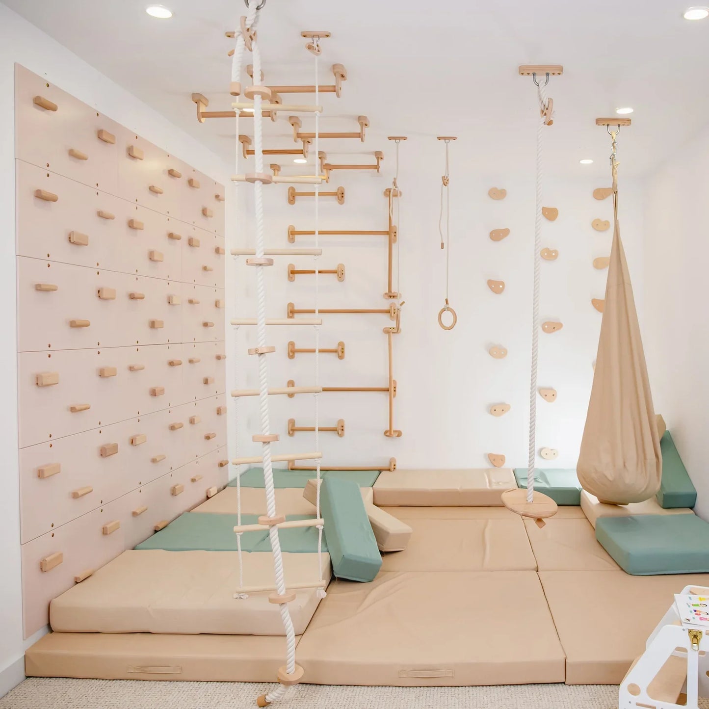 Indoor Play Gym by Wood and Hearts