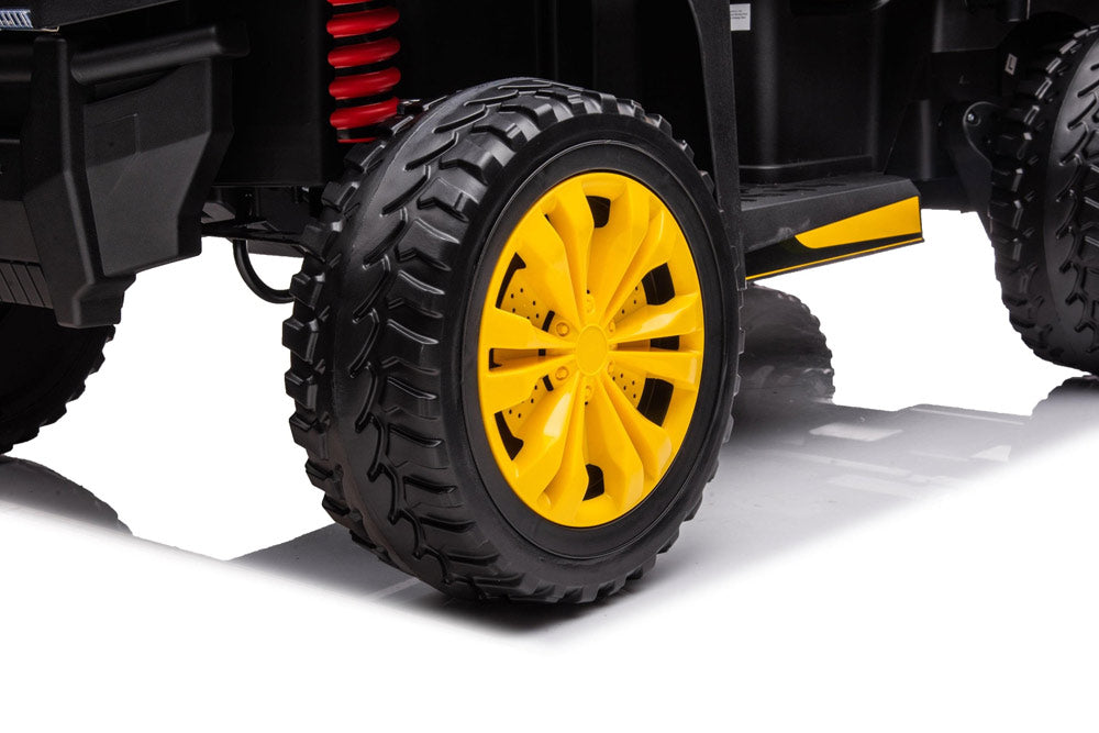Freddo 24v 6 Wheeler Tractor Trailer Electric Go Kart w/ Dump Cart