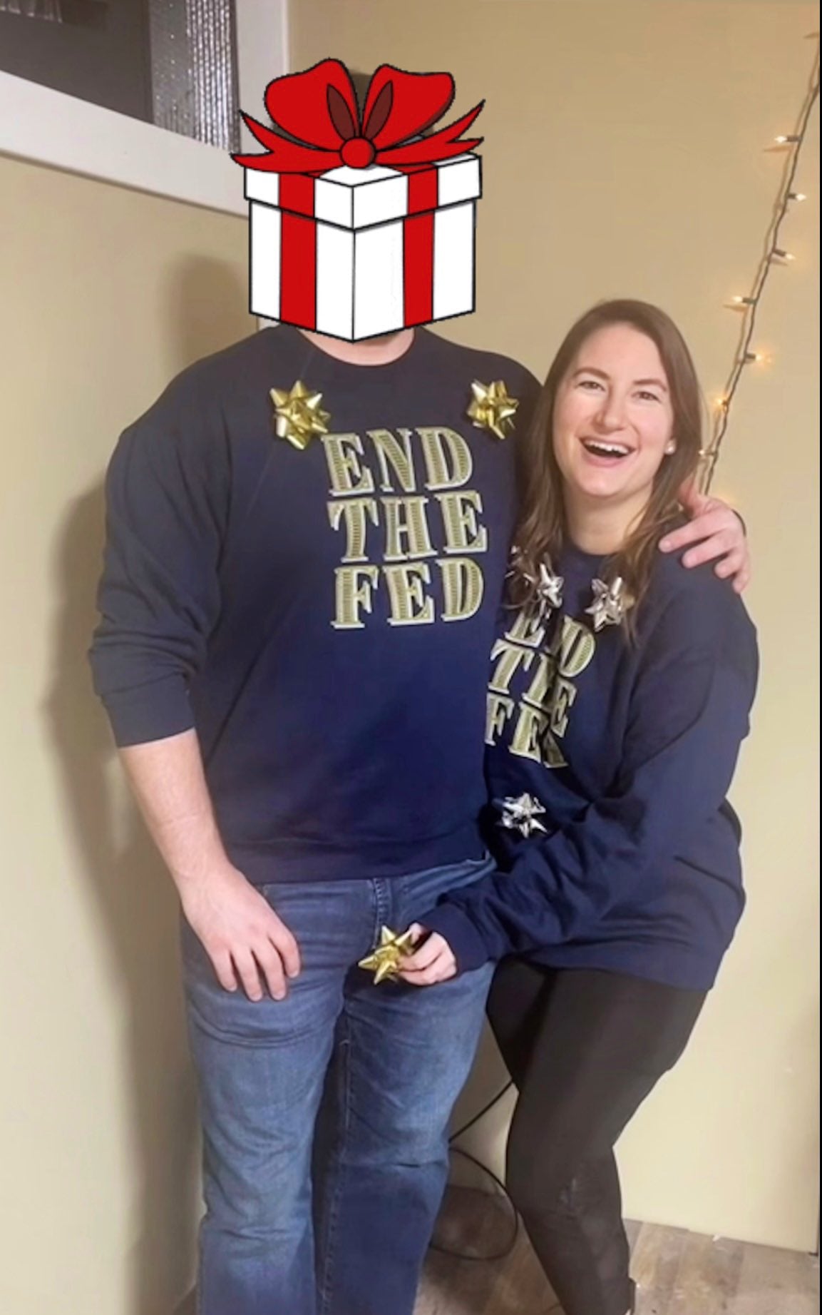 "End The Fed" Heavy Blend™ Crewneck Sweatshirt