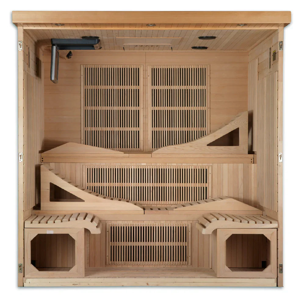 Dynamic "Monaco" 6 Person Ultra Low EMF Far IR Sauna (DYN-6996-01 Elite)