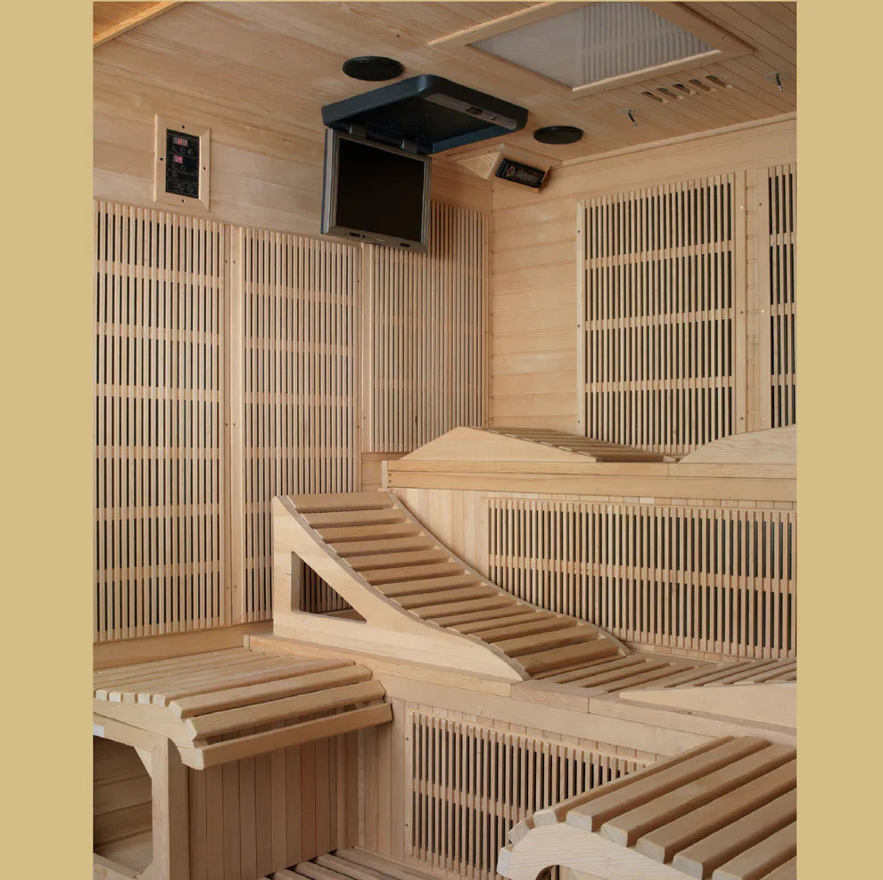 Dynamic "Monaco" 6 Person Ultra Low EMF Far IR Sauna (DYN-6996-01 Elite)