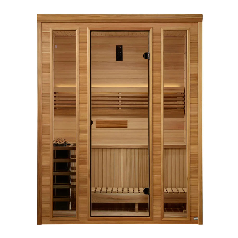 Golden Designs Andermatt 3 Person Traditional Sauna