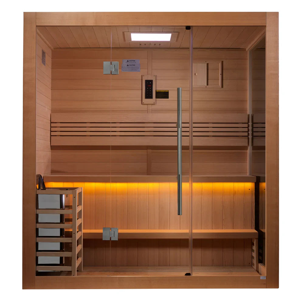 Golden Designs Forssa 3-4 Person Traditional Sauna