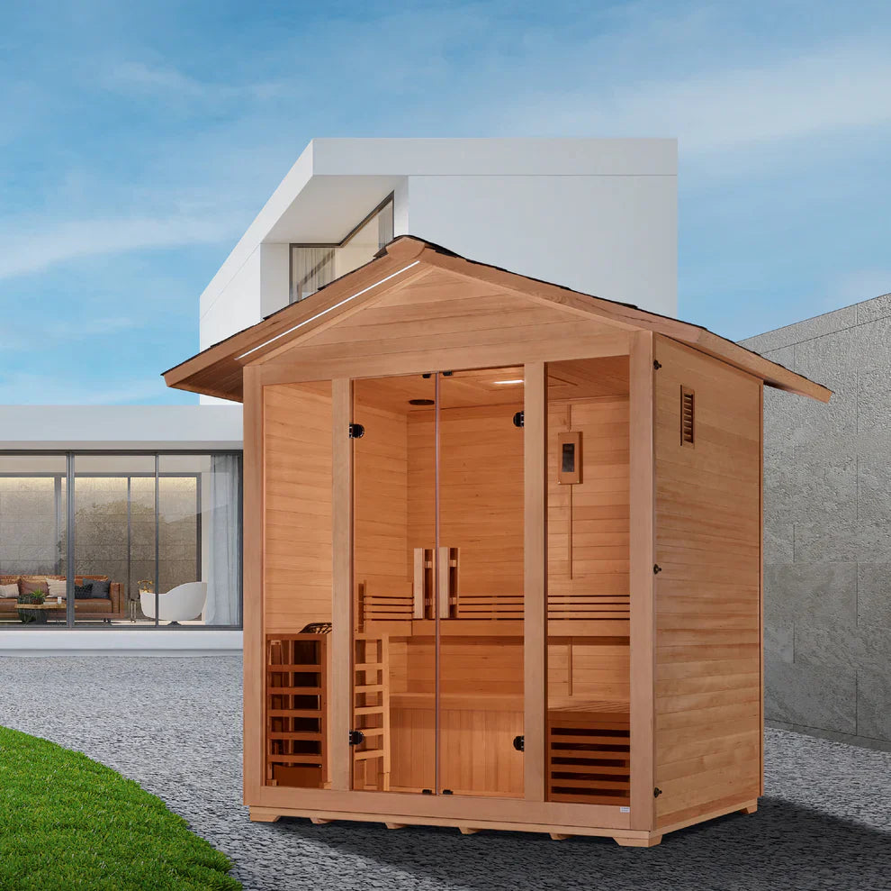 Golden Designs Vorarlberg 5 Person Traditional Outdoor Sauna