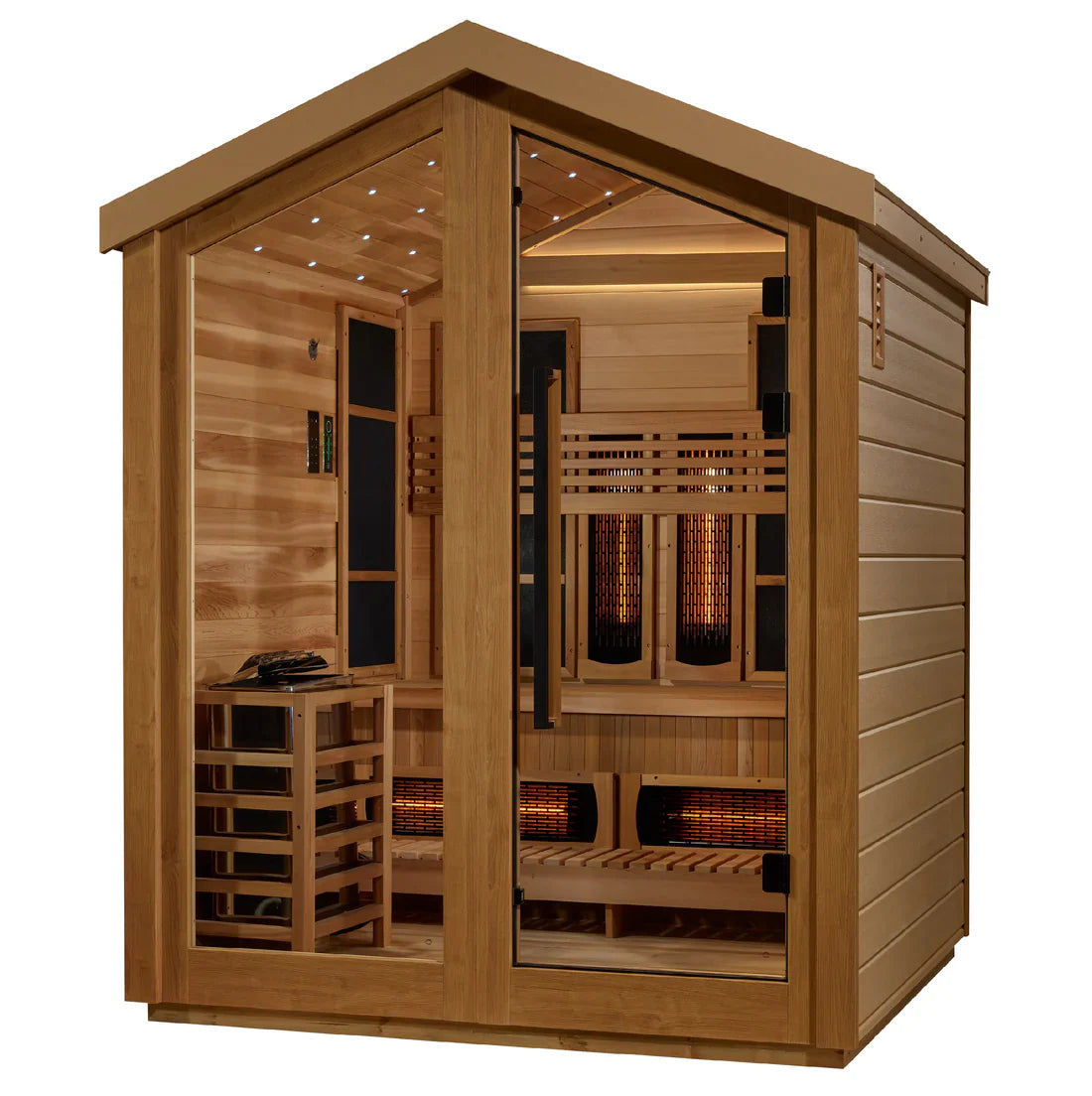 Golden Designs Loviisa 3 Person Barn Hybrid Outdoor Sauna