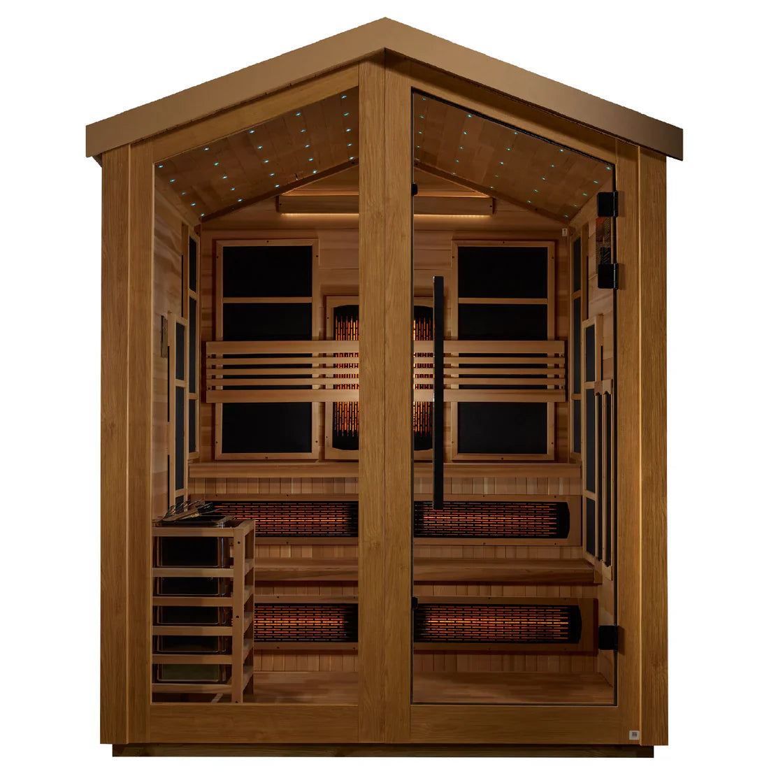 Golden Designs Kaskinen 6 Person Barn Hybrid Outdoor Sauna