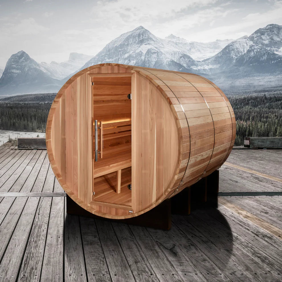 Golden Designs Klosters 6 Person Barrel Traditional Sauna