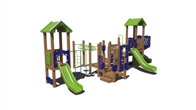 Grounds For Play Commercial Playground (GFP-30000-M3) for Children Ages 5-12