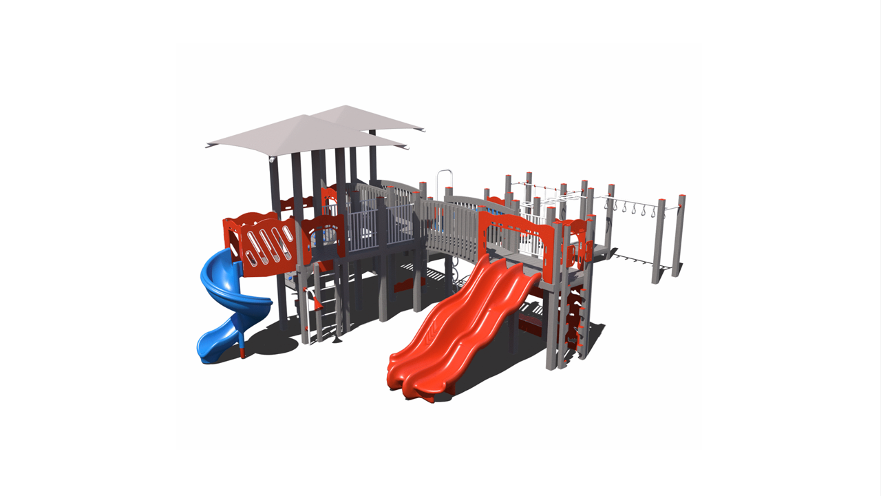 Grounds For Play Commercial Playground (GFP-30004-2) for Children Ages 5-12