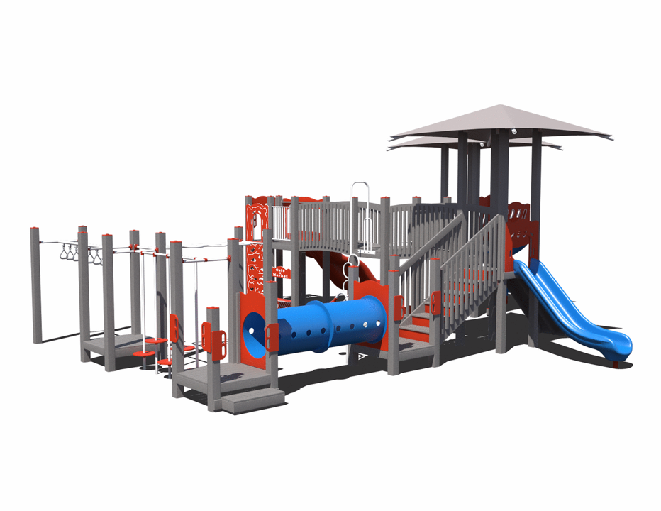 Grounds For Play Commercial Playground (GFP-30004-2) for Children Ages 5-12