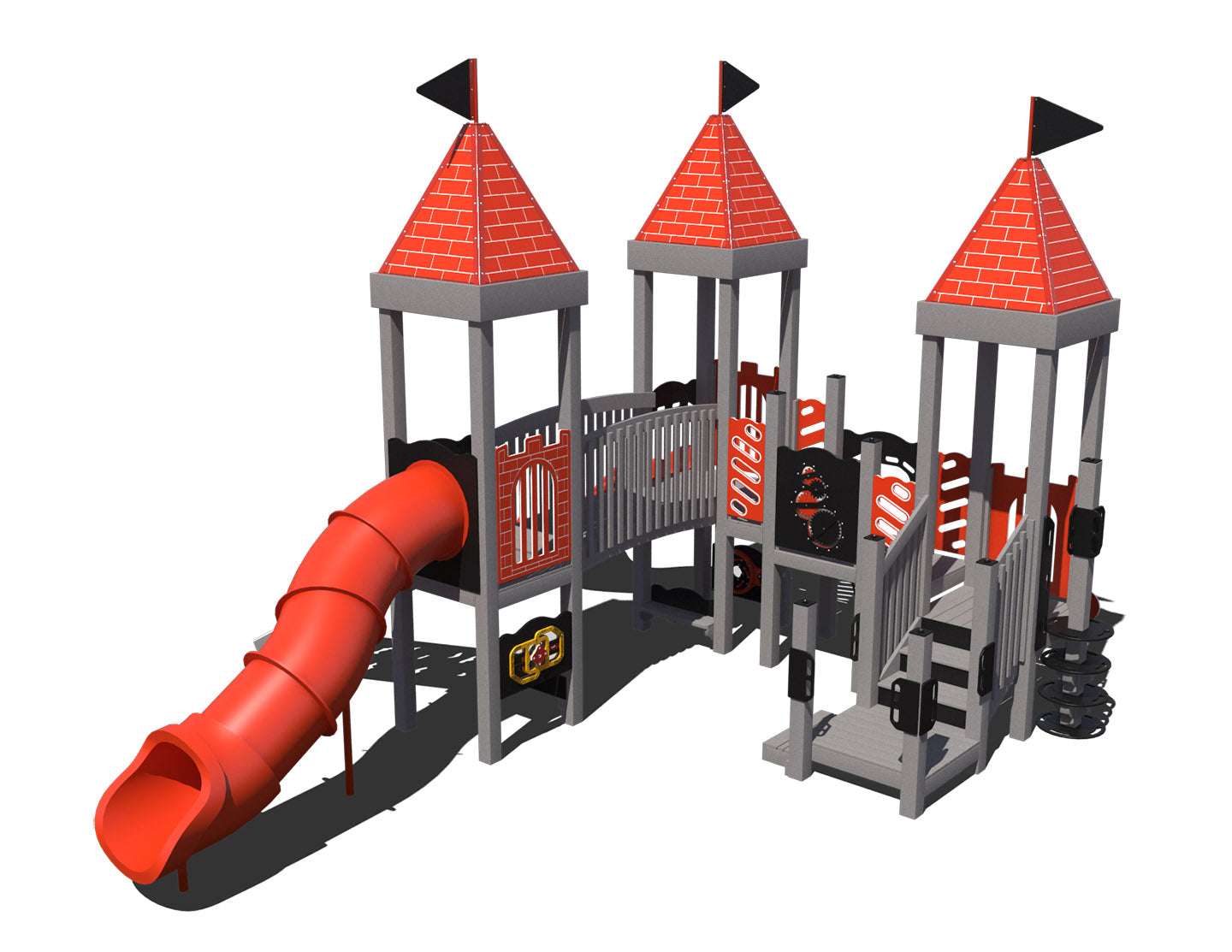Grounds For Play Castle-Themed Commercial Playground GFP-30466 | Fairytale Fortress