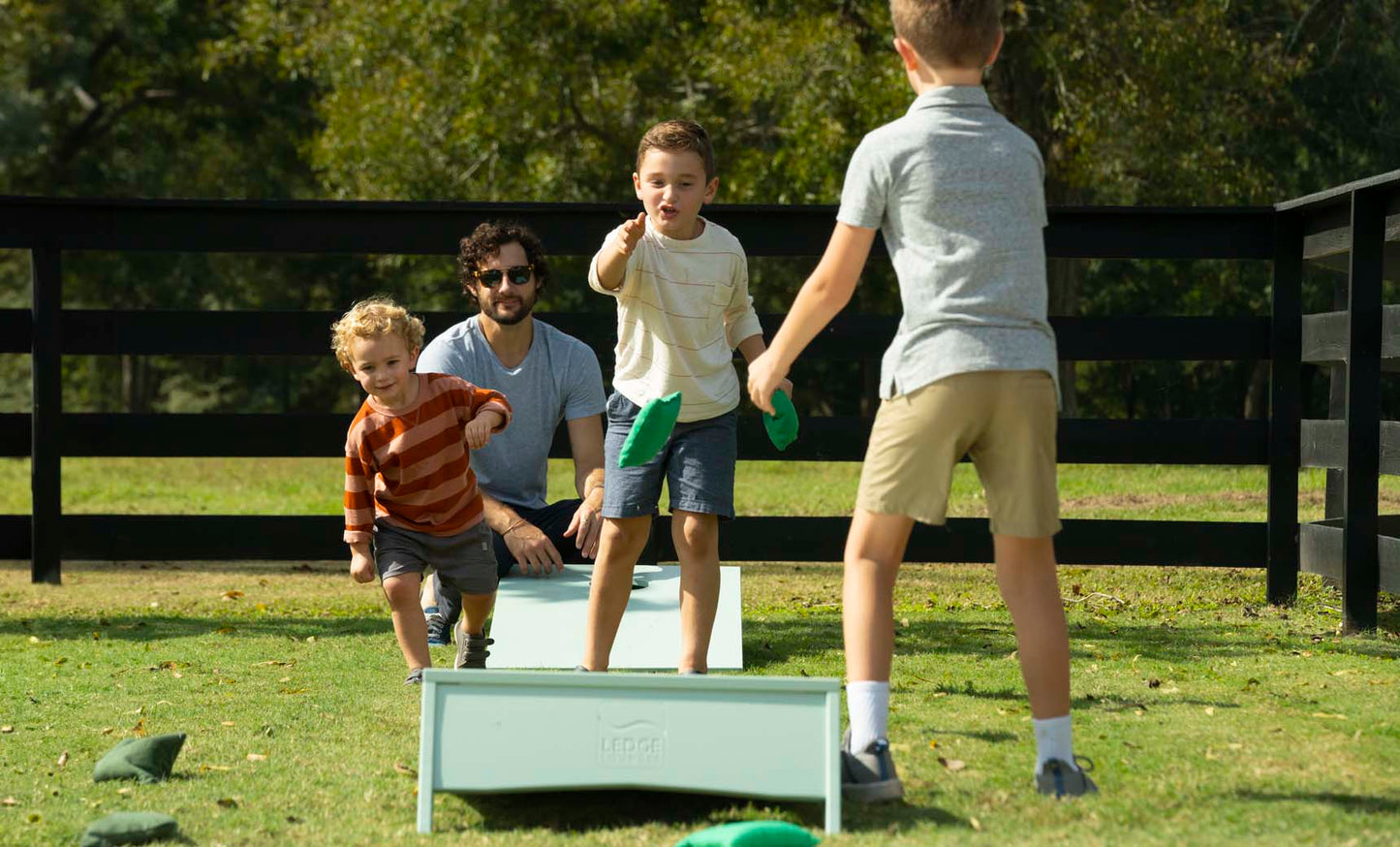 Ledge Lounger Cornhole Outdoor Game
