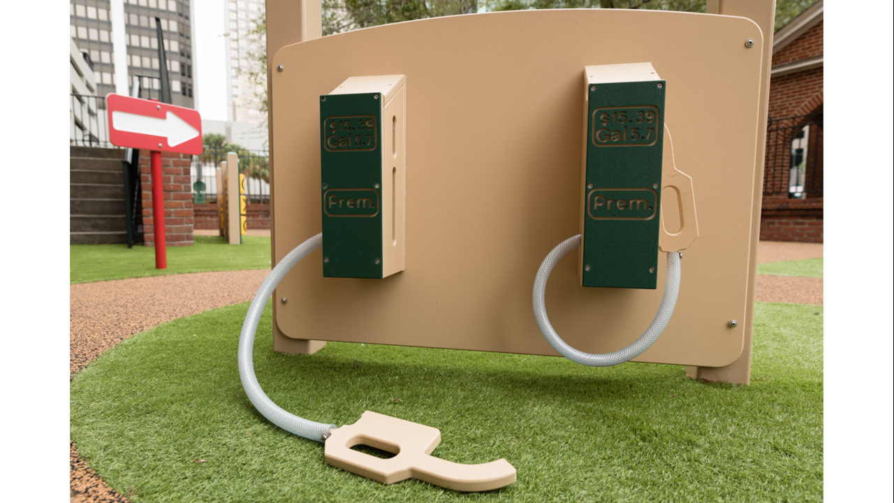 Grounds For Play Playground Gas Station Stand (RECF0033XX) for Children Ages 2-12