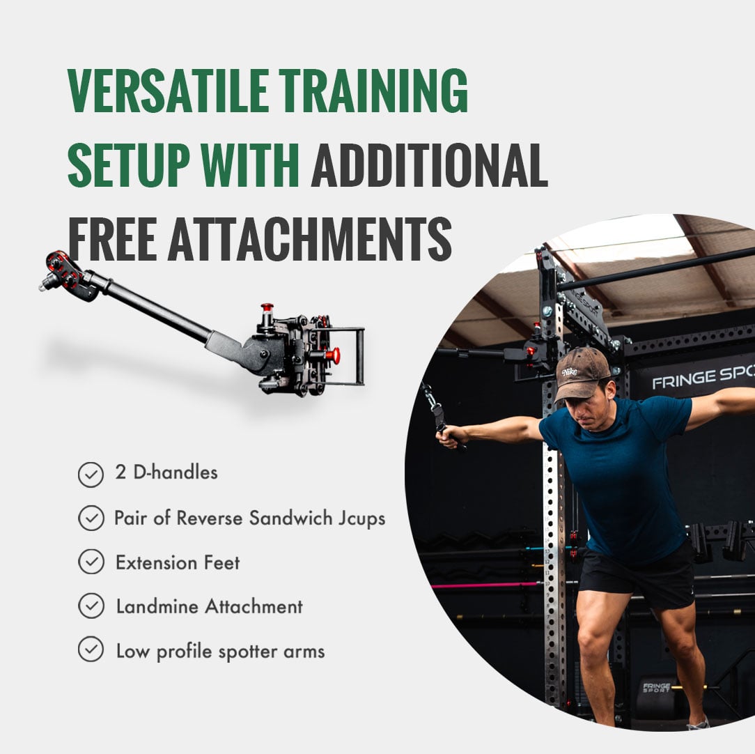 Fringe Sport The Dane 2.0, Half Rack Functional Trainer