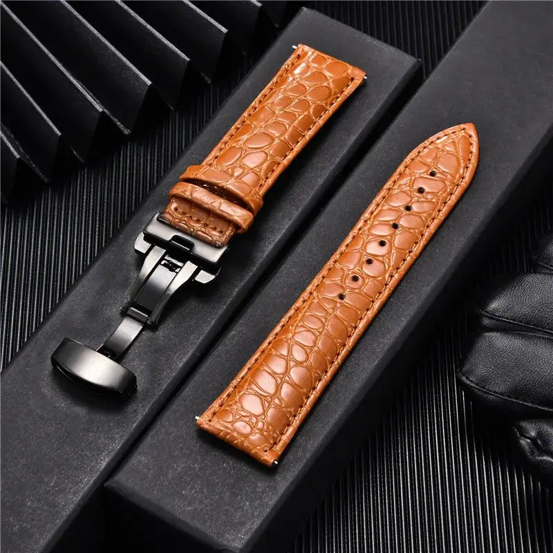 Huawei Leather Band - Crocodile Pattern - Premium Quality