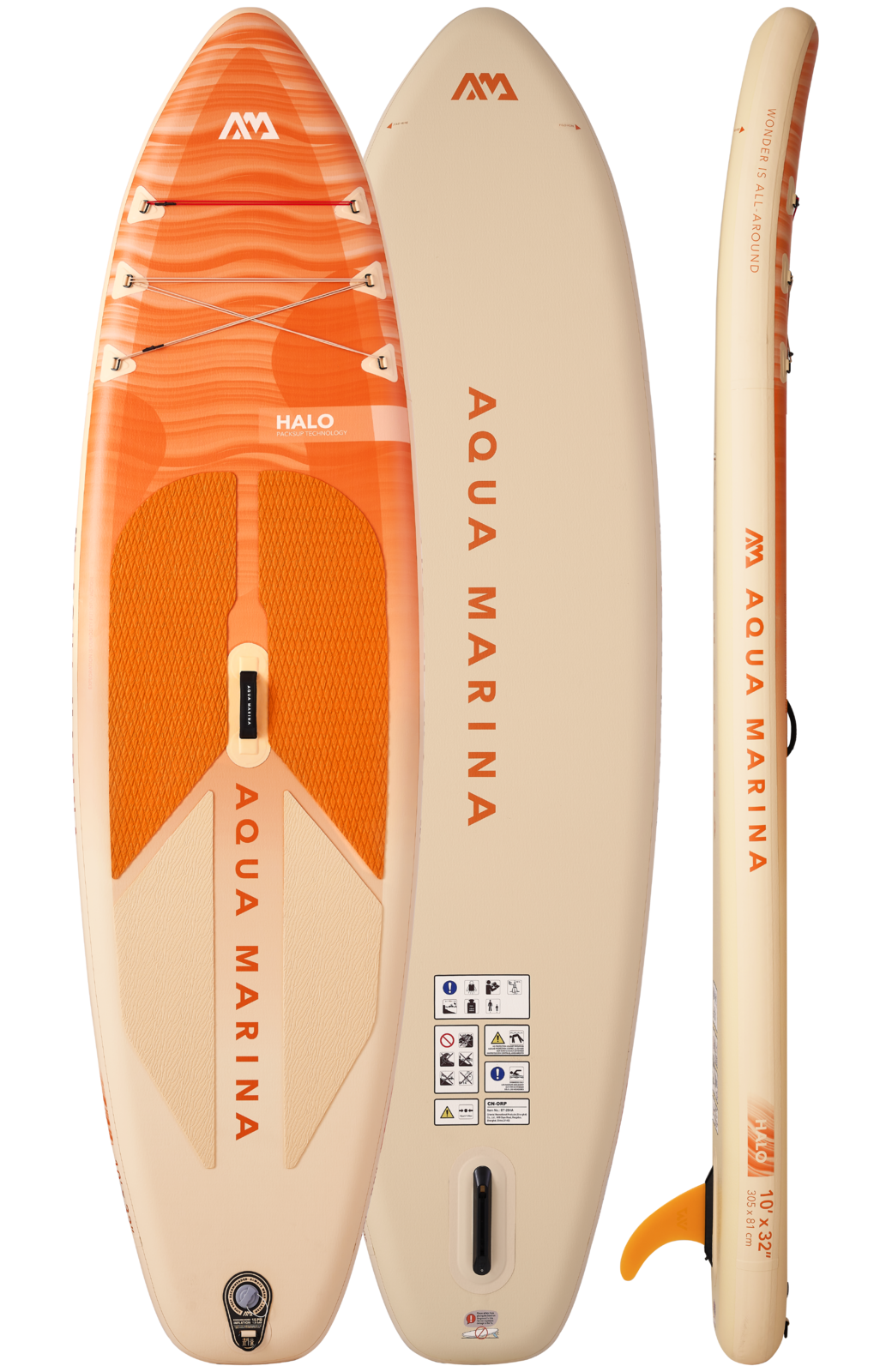 Aqua Marina Halo Lightweight Paddleboard - SUP with Paddle and PicoPack™ Backpack